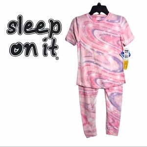 NWT Sleep On It Girls 2-pc. Pant Pajama Set